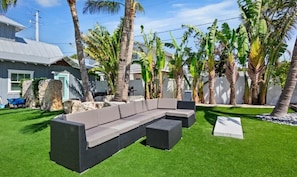 Terrace/patio - New! Perfect Location! Heated Pool~Steps to Beach! (Holmes Beach)