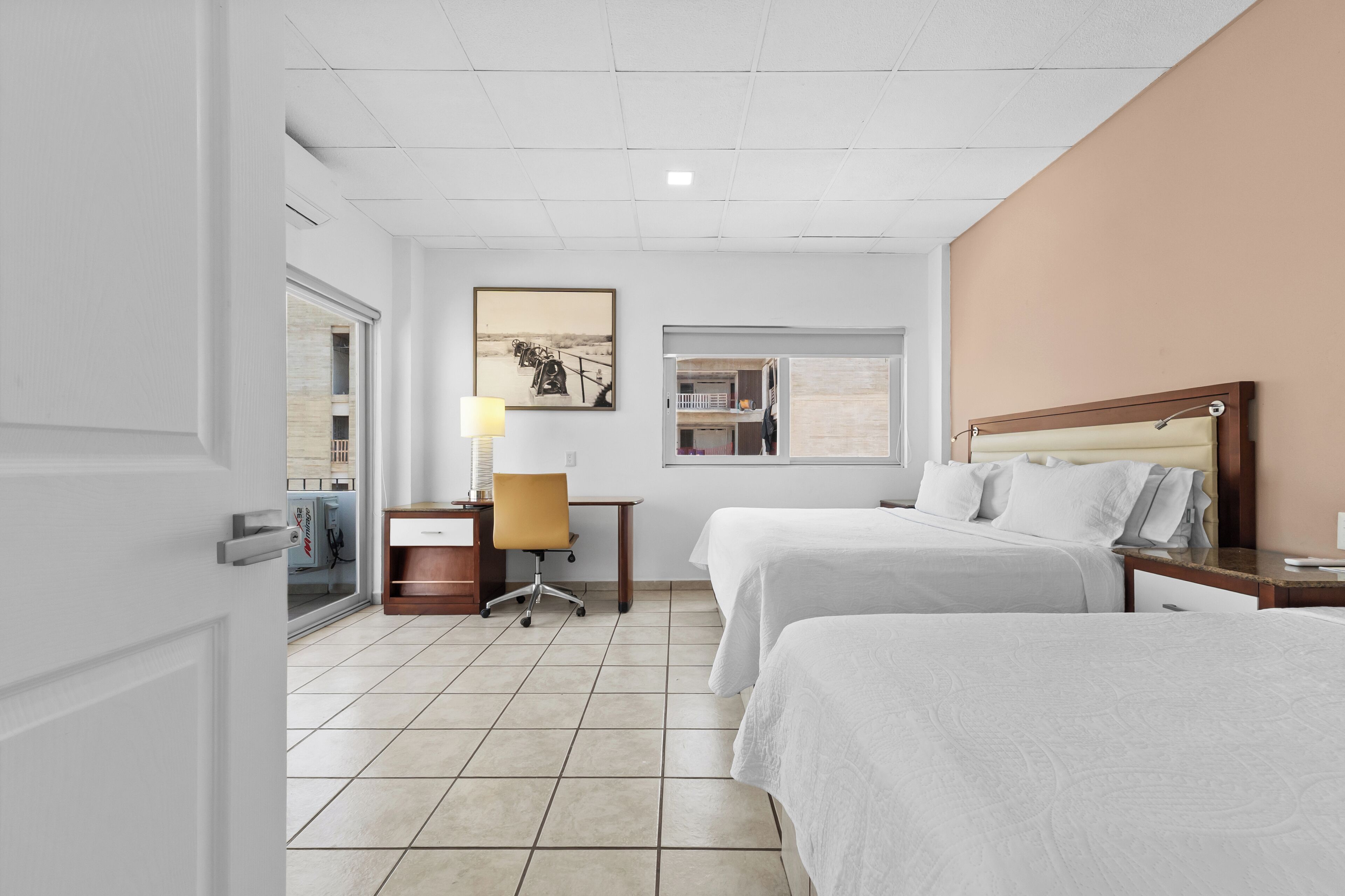 Family Double Room, Balcony, City View | Desk, laptop workspace, free WiFi