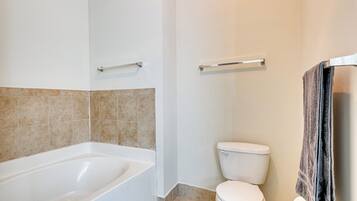 Hair dryer, towels