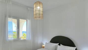 2 bedrooms, iron/ironing board, travel crib, WiFi