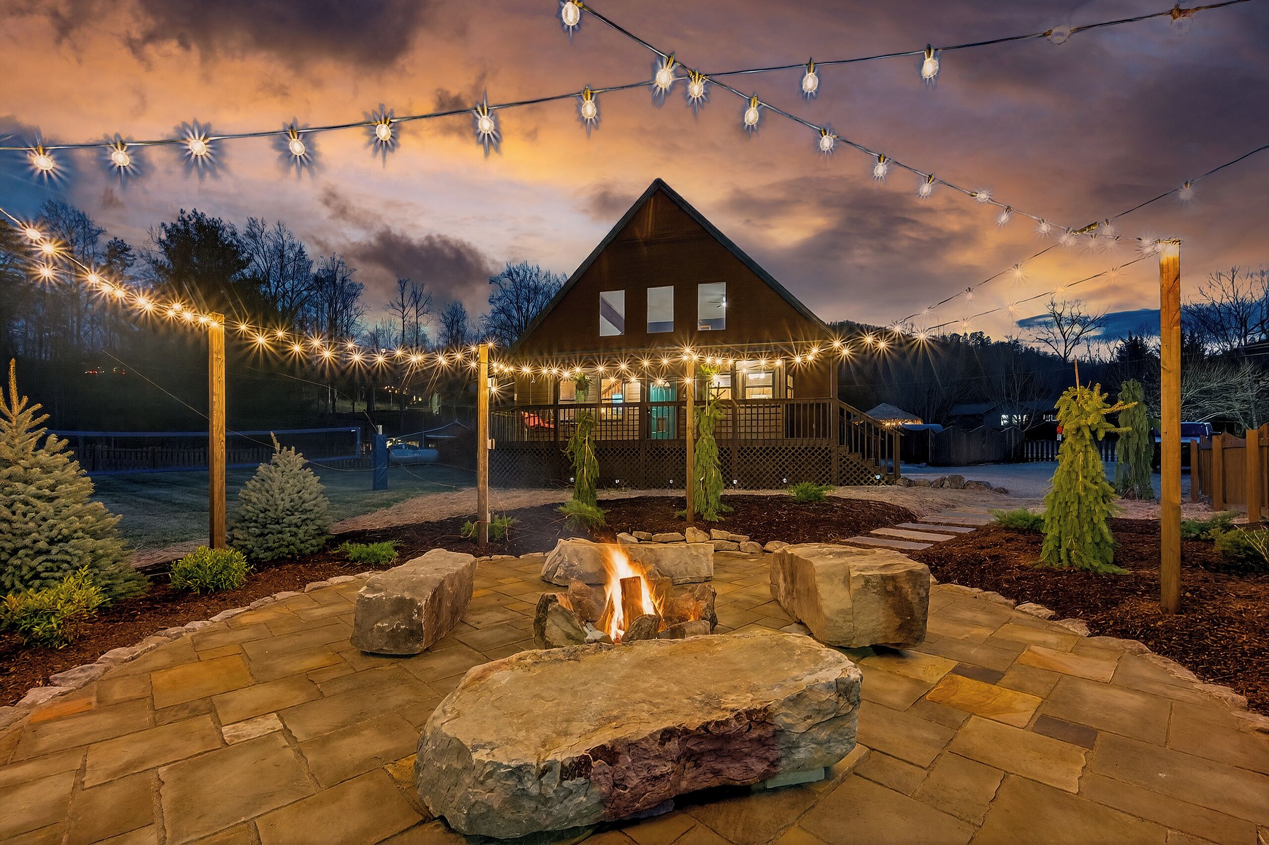 Overnattingsstedets uteområder