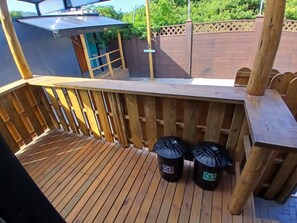 Terrace/patio - Studio With Private Balcony in Floripa Scj0871 (Florianópolis)