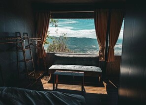 Chambre Quadruple Deluxe, balcon, vue vallée
