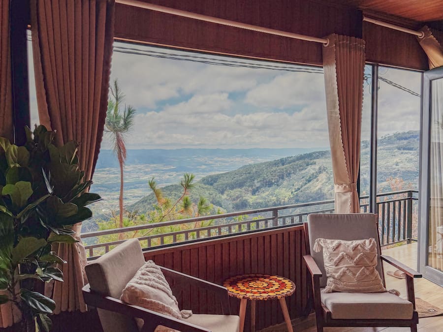 Deluxe Double Room, Balcony, Mountain View | Down comforters, memory foam beds, free minibar items, blackout drapes