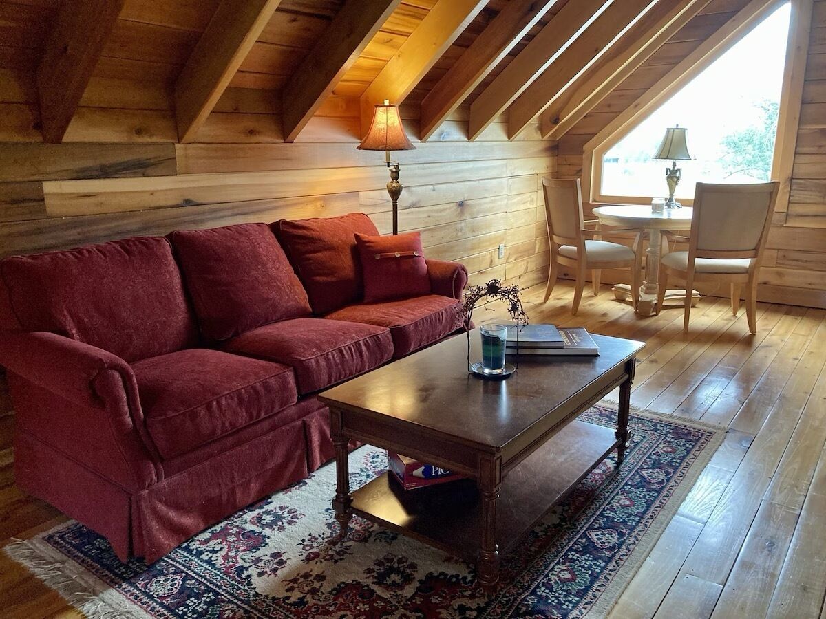 Fernseher, Kamin
