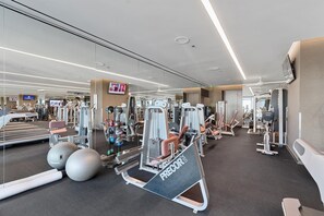 Fitness facility - Palms Place Luxury Condo w/ Perfect Strip Views • Balcony • Valet •No ResortFees (Las Vegas)
