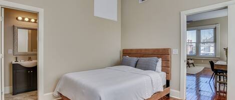 1 soverom, strykejern/-brett, wi-fi og sengetøy