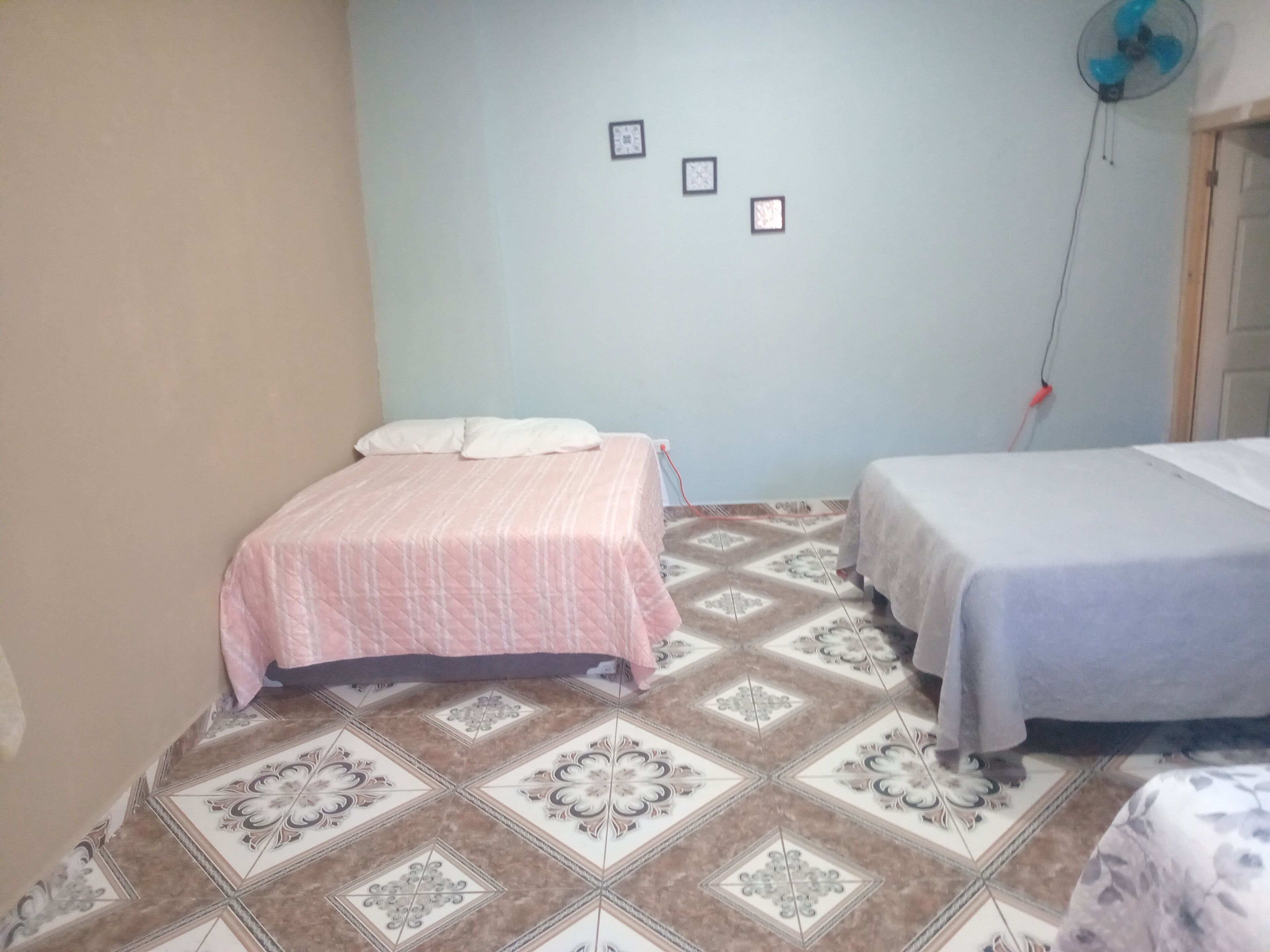 Basic Triple Room, Garden View | Iron/ironing board, free WiFi
