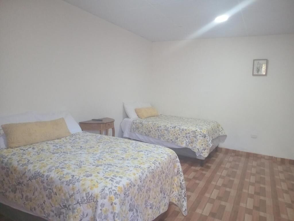 Habitación Confort con 2 camas individuales, vista al jardín | Tabla de planchar con plancha y wifi gratis 