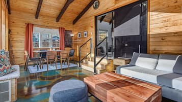 TV, fireplace, stereo, offices
