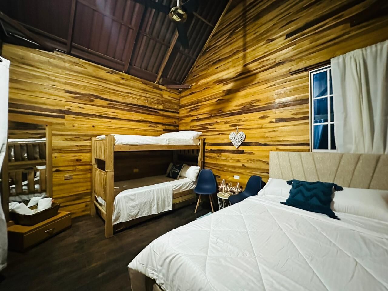 Quadruple Room, Multiple Beds, Balcony, Garden View