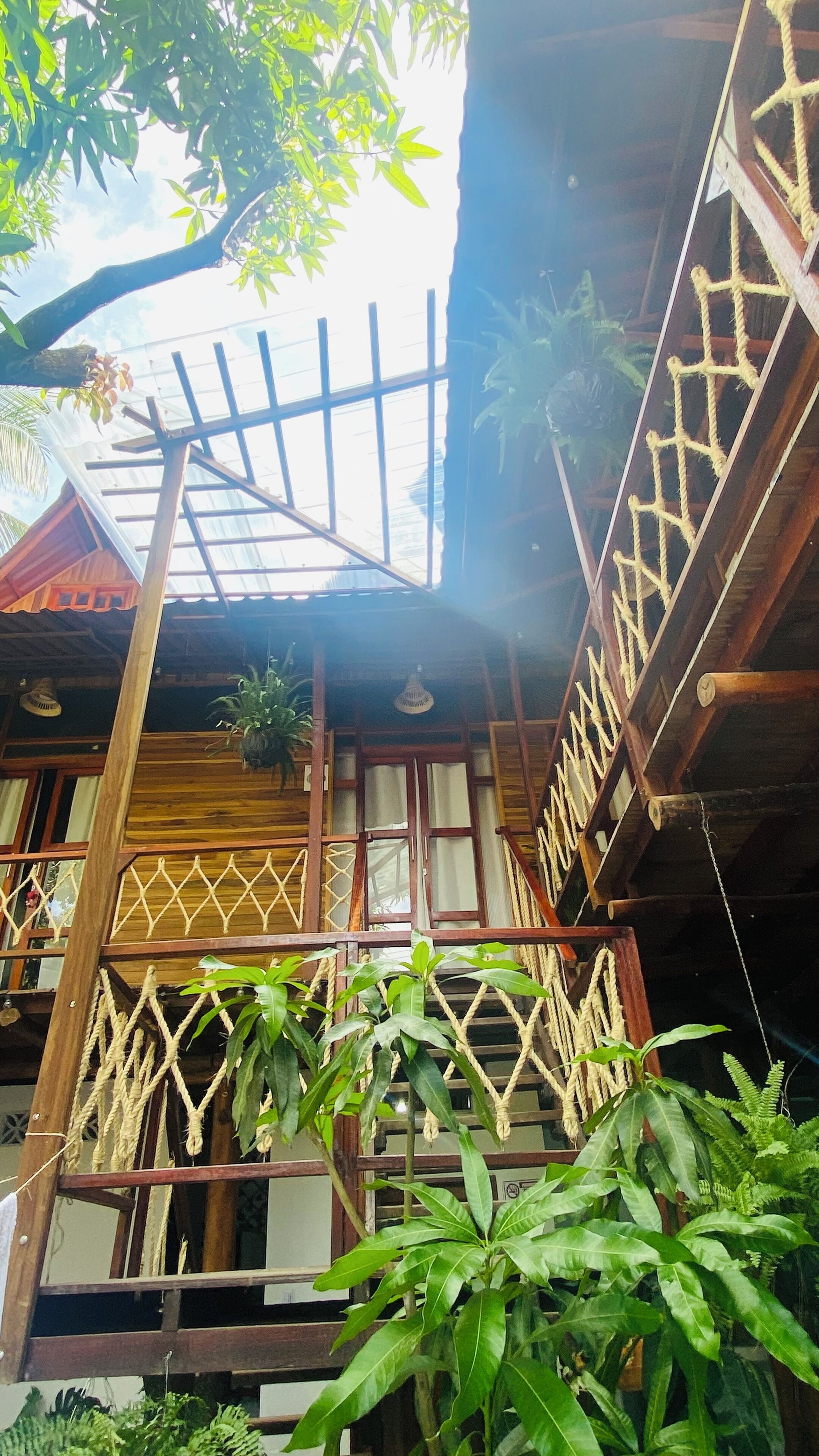 Quadruple Room, Multiple Beds, Balcony, Garden View | Exterior detail