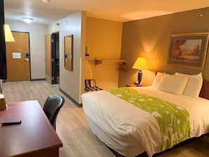 Standard Single Room | Desk, blackout drapes, iron/ironing board, free WiFi - Larned Inn & Suites (Larned)