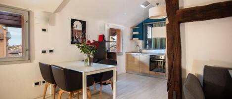 Apartment, City View | Living area