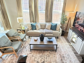 TV - Executive furnished 4BR/4BA townhouse for 30+ day stays with 2-car garage (Aurora)
