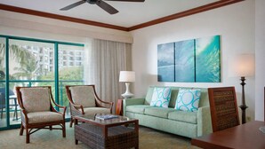Living area - Spend New Year's Eve at Marriott's Ko Olina Beach Club 2 BR Villa (Kapolei)