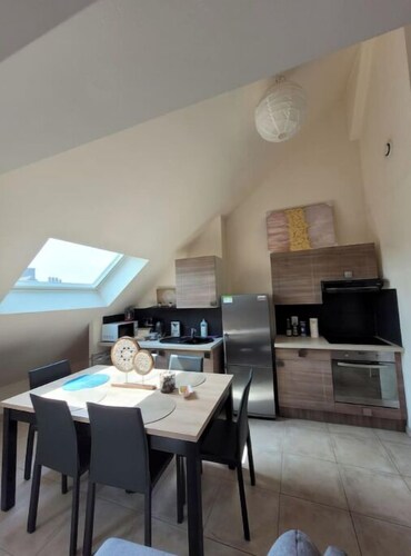 "Les roses de Malo les bains" Apartment with mezzanine, close to the beach