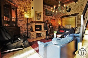 TV, fireplace - Le Paradis Perdu - SAINT-IGNY-DE-VERS (SAINT-IGNY-DE-VERS)