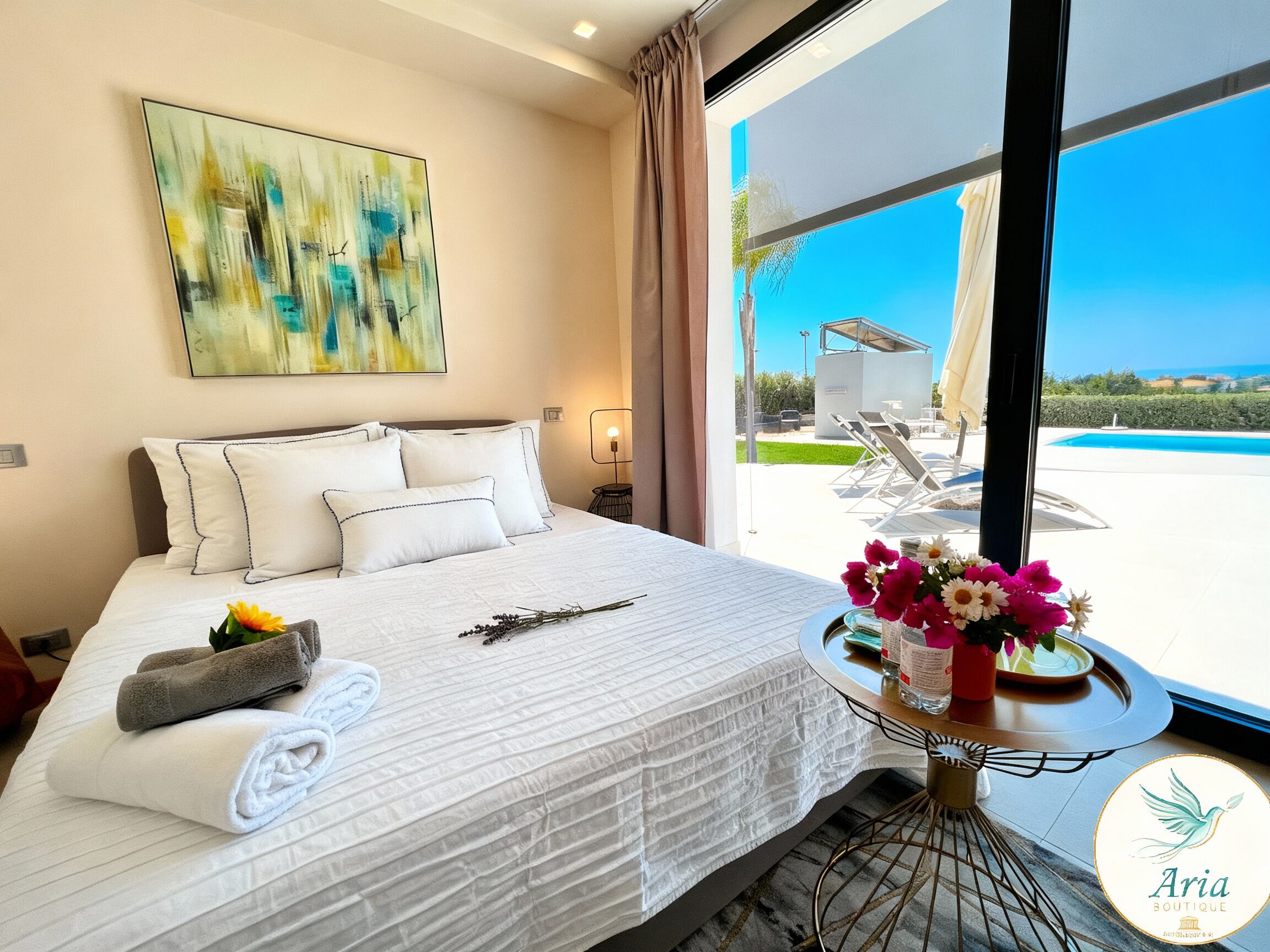 Habitación doble de lujo, vista al mar | Caja de seguridad en la habitación y wifi gratis 