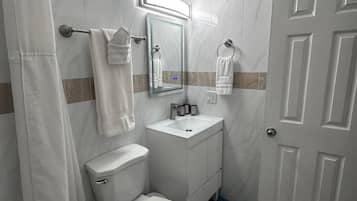 Towels, soap, toilet paper