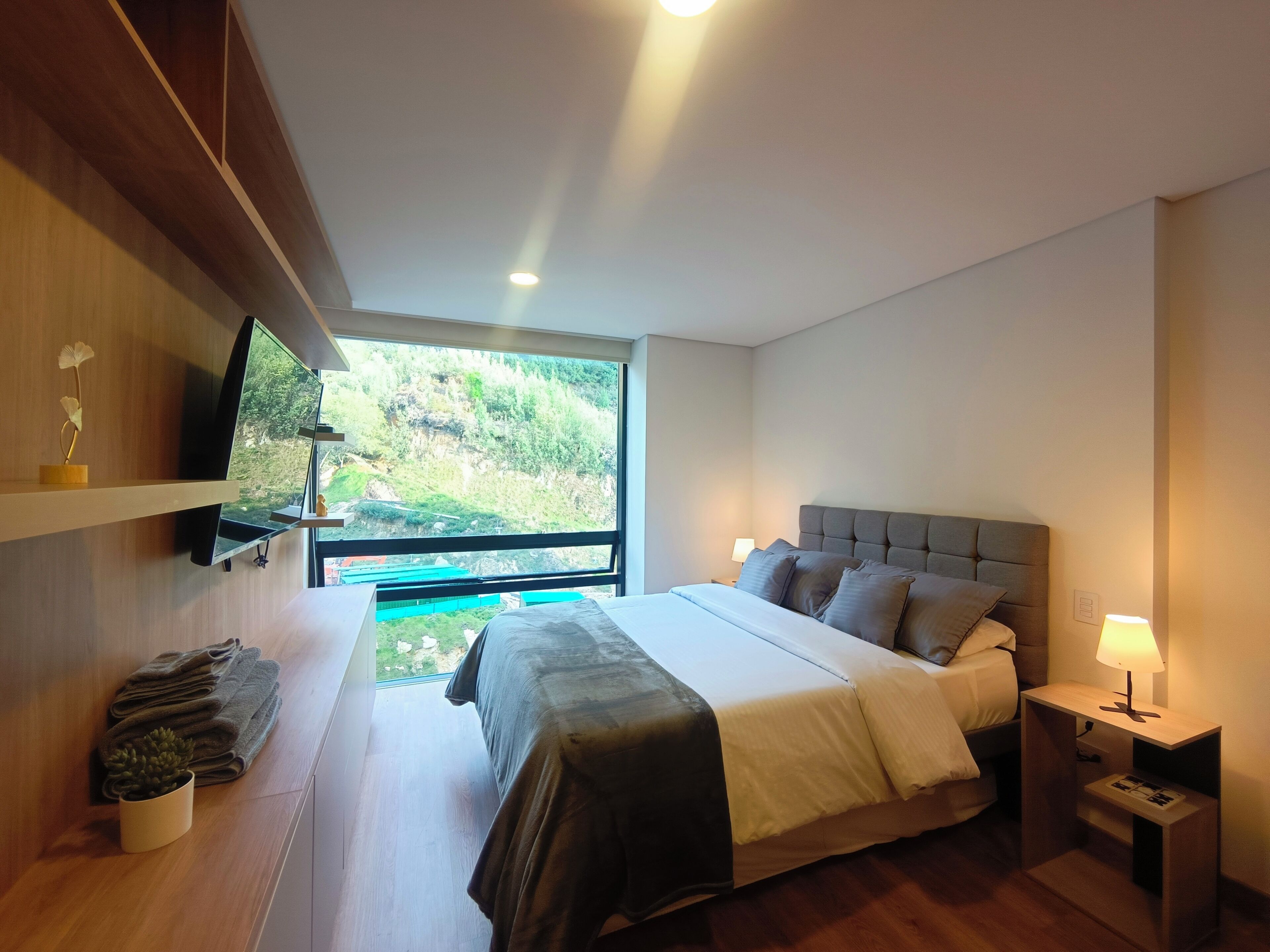 Superior Apartment, Mountain View | Desk, blackout drapes, iron/ironing board, free WiFi