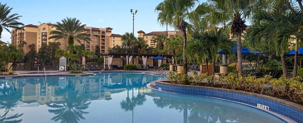 Piscina externa, piscina aquecida