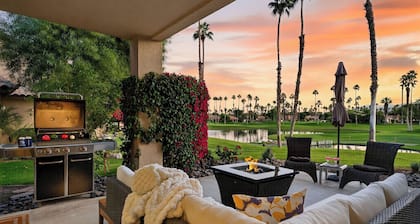 Palm Desert Fairway Condo With Firepit, Grill & Views Fairway Vista by Avantstay