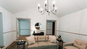 Living area - Raleigh Risque’ Room - Couples’ Retreat & Playroom (Raleigh)