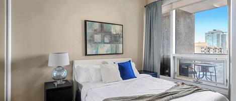 1 soverom, strykejern/-brett, wi-fi og sengetøy