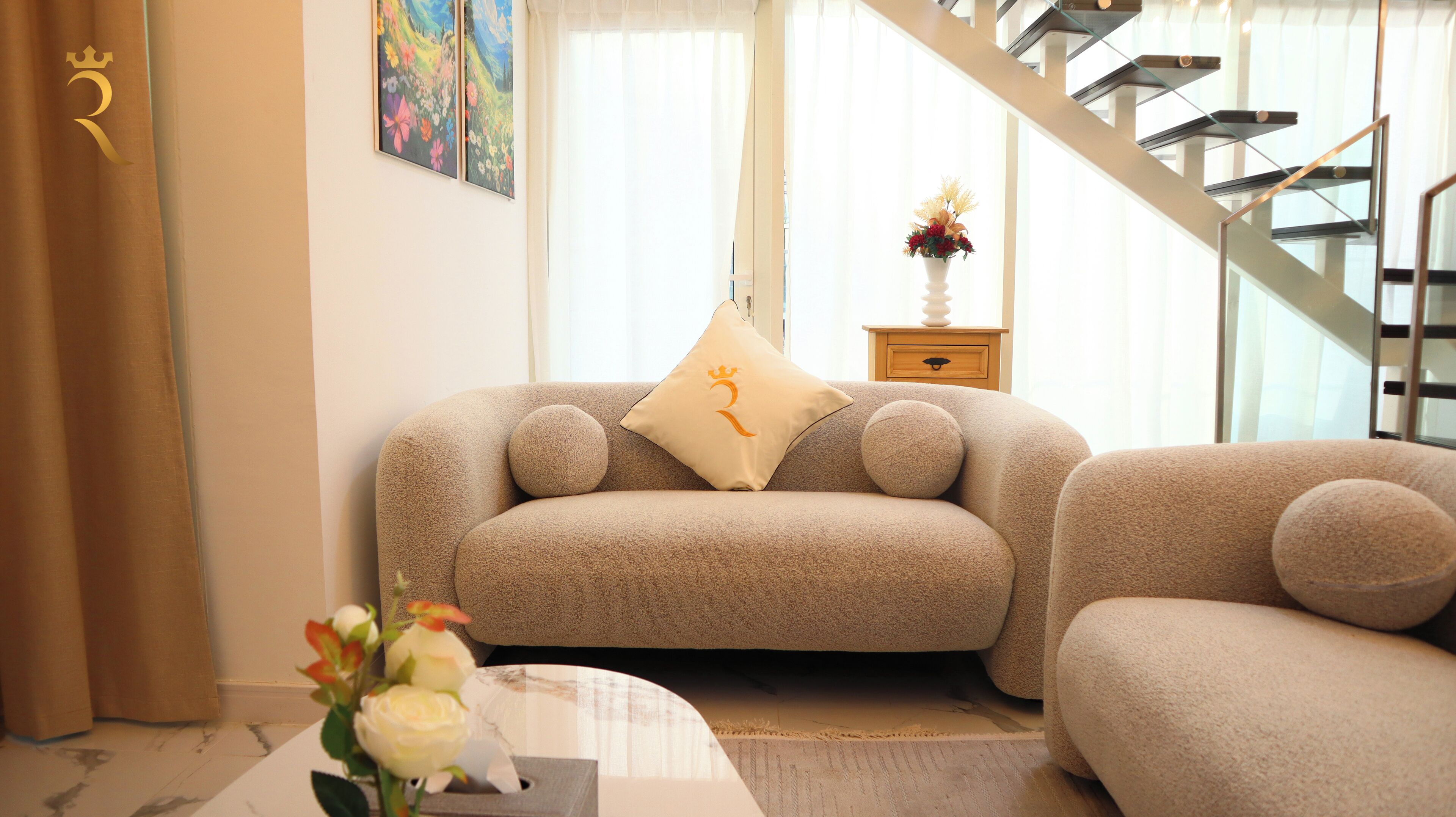 Appartement, 2 chambres (640) | Coin séjour