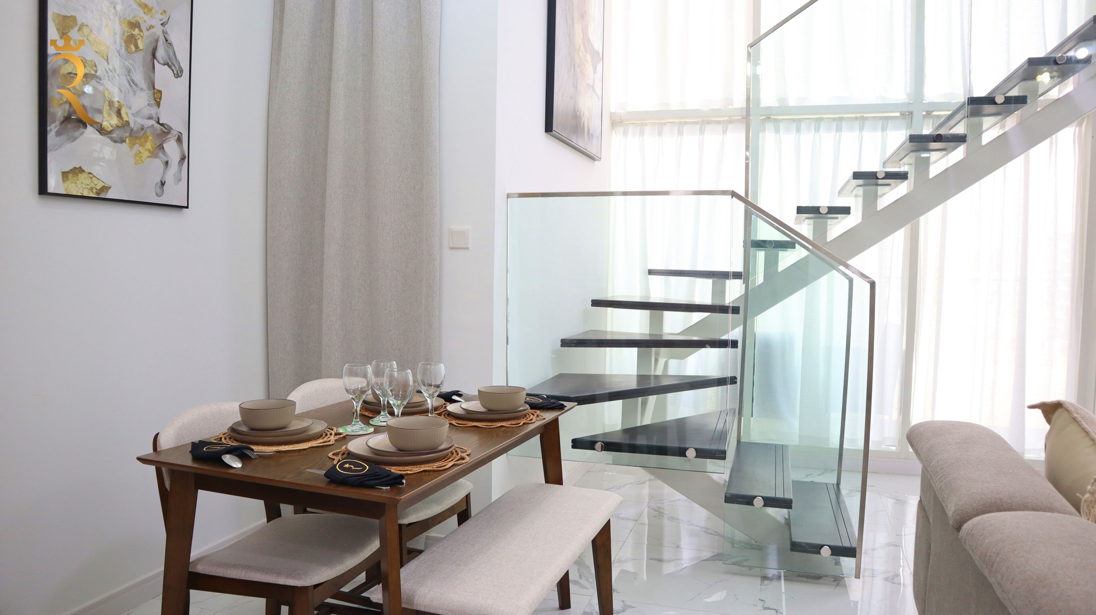 Apartment, 2 Bedrooms (450) | Ruang makan