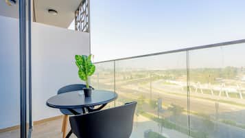 The Gate Studio | Blick vom Balkon