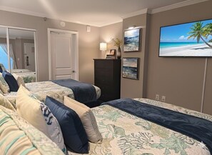 1 غرفة نوم ومكواة/لوح كي وواي فاي وملاءات أسرّة