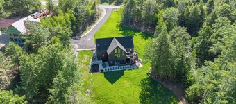 Lakefront Scandinavian Vacation Rental with Private Dock, Hot Tub & Kayaks<br> Brand New, modern home with high end amenities - close to Ogunquit, Kennebunkport and Wells Beaches.