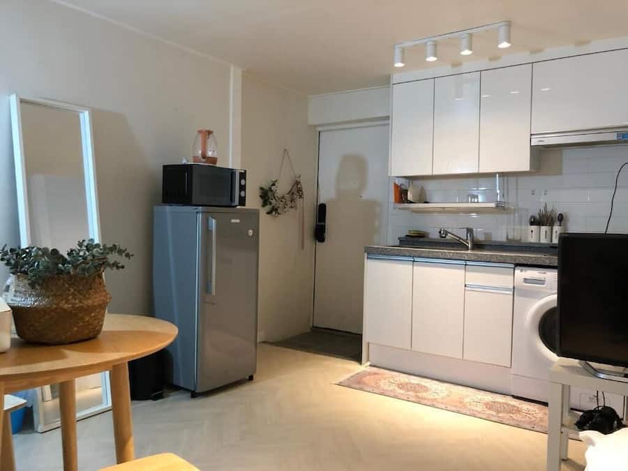 Quarto triplo | Cozinha privada