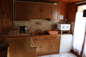Microondas, horno, lavavajillas y periquera 