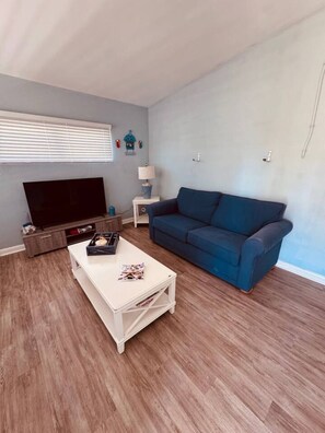 Living area - Surfer Shack-Across from the Beach (Cocoa Beach)