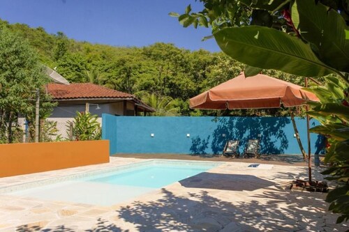 Family chalet, swimming pool, private barbecue, garage, small pets allowed.