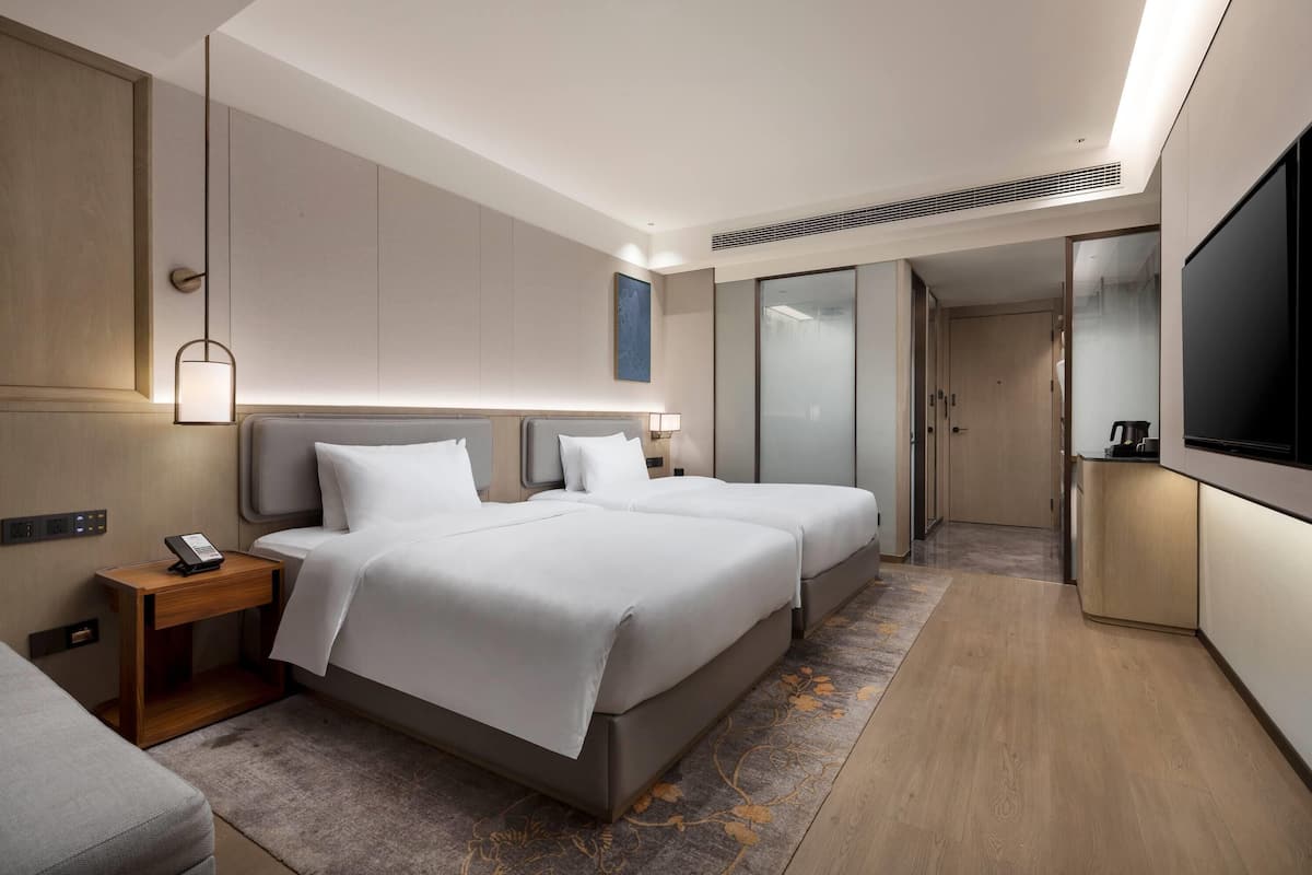 Quarto, 2 camas de solteiro, para fumantes (Elegant)