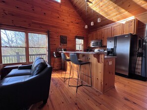 Interior - Tranquility and sunrise mountain views. Mins to town! (Ellijay)