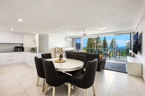 Apartment, 2 Bedrooms, Balcony, Ocean View | Dining - Beachfront Bliss in Surfers Paradise (Surfers Paradise)