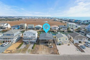 Exterior - "The Joyful Pelican" - Canal home - PET FRIENDLY - 4 BR/2 BA Private Dock (Holden Beach)