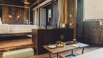 Family Suite, Hill View | Free minibar, in-room safe, desk, blackout curtains