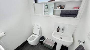 Towels, soap, toilet paper