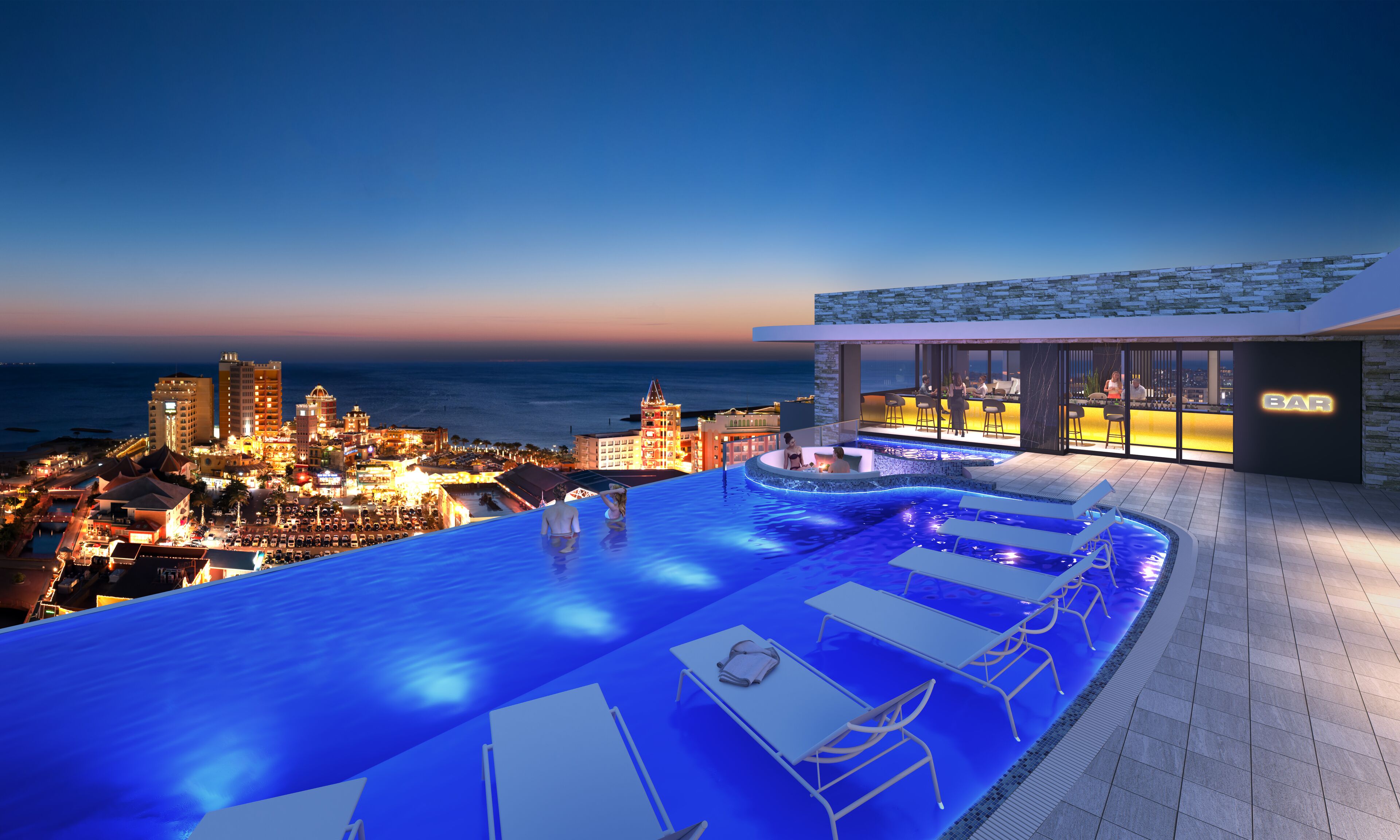 Seasonal outdoor pool