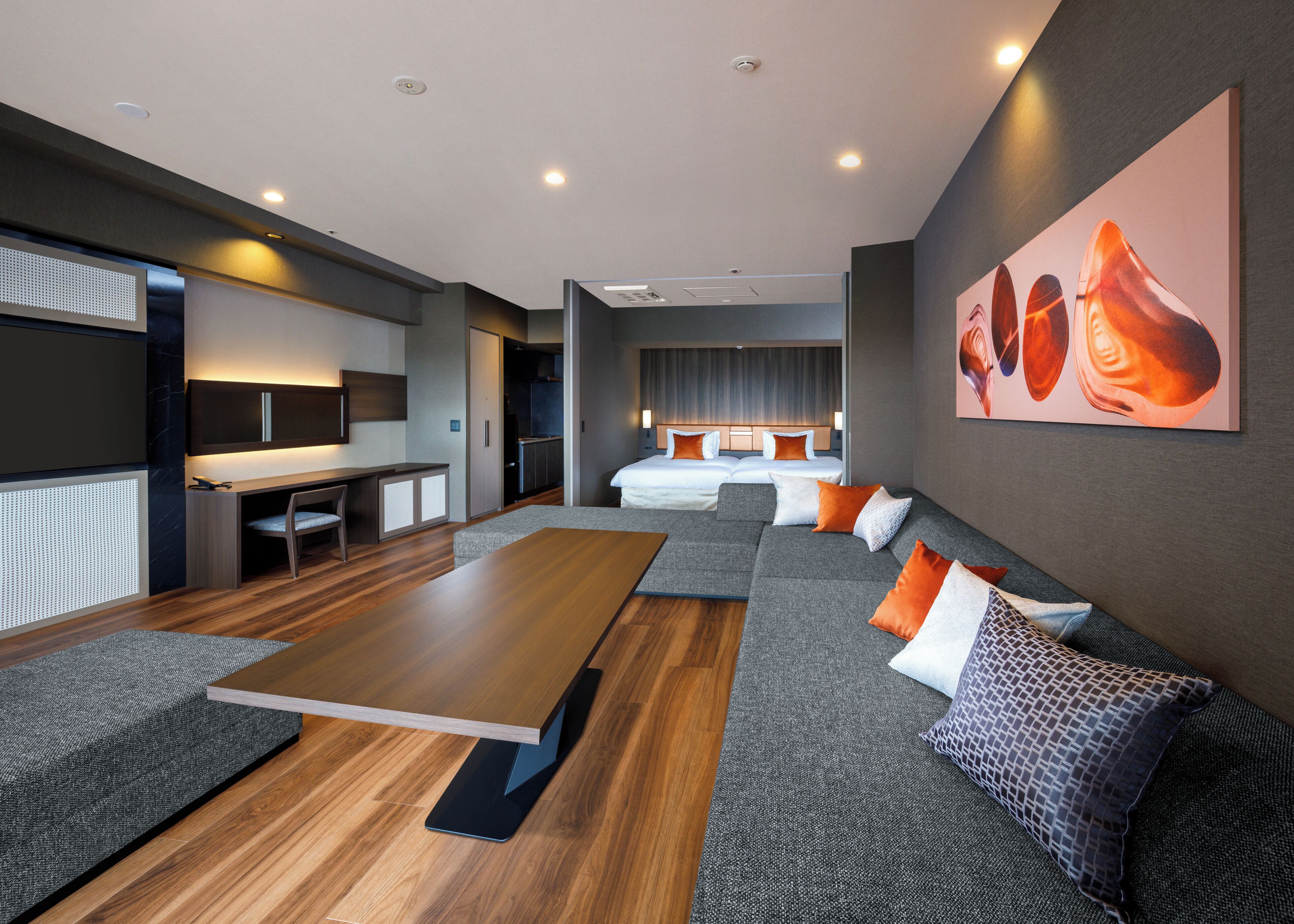 Suite, Non Smoking, Corner | In-room safe, desk, iron/ironing board, free WiFi