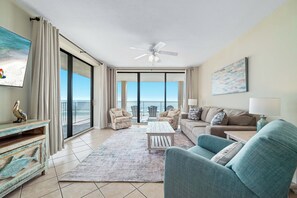 Smart TV - Corner Beachfront Condo w/ Sunrise Balcony, Pools & Gulf Views | BEACHBALL PROPERTIES (Orange Beach)