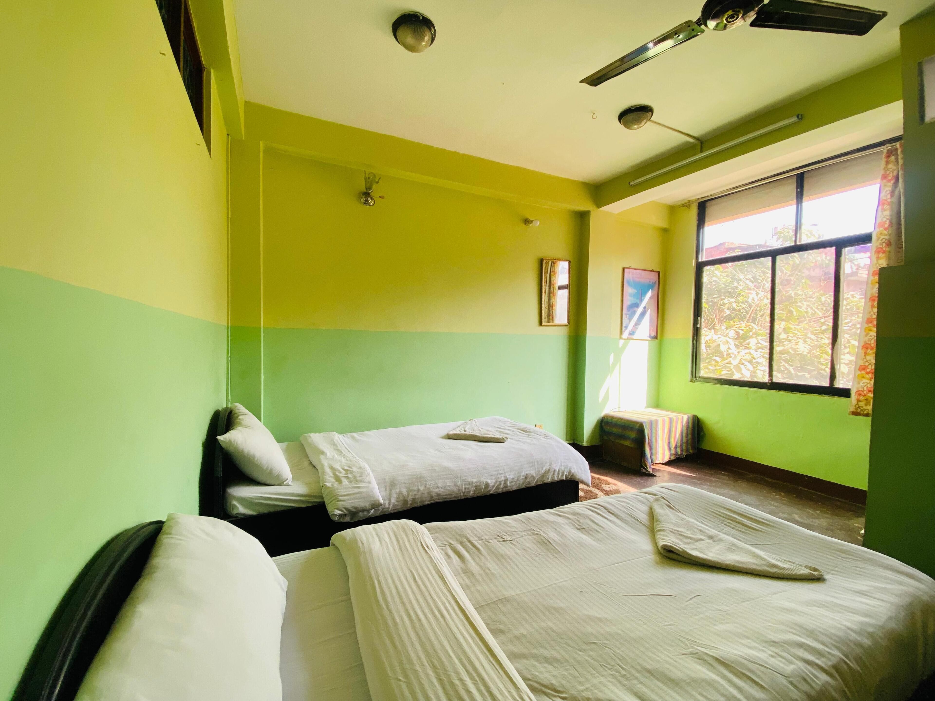 Free WiFi, bed sheets