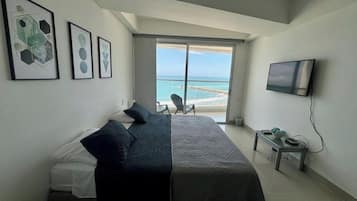 Departamento clásico, balcón, vista a la playa | Wifi gratis