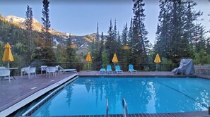 Outdoor pool - Condo RIGHT on the Snowbird Slopes (Sandy)
